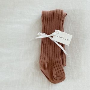 COPY - Baby tights (0-3) mauve